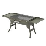 PORODO PORTABLE FOLDING SEATED BBQ GRILL