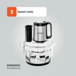 Porodo  Meat Chopper Food Processor - Black - Görsel 2