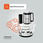 Porodo  Meat Chopper Food Processor - Black - Görsel 3