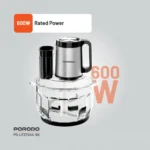 Porodo  Meat Chopper Food Processor - Black - Görsel 4