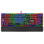 Rampage KB-R96 ULTIMATE Optical Switch Waterproof Gaming Mechanical Keyboard with Full RGB Backlit and Metal Body - Görsel 2