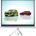 Green Lion Portable Projection Screen with Tripod Stand 72"