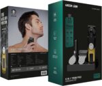 Green Lion 6 in 1 Trim Pro Grooming Kit - Black - Görsel 2