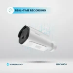 Powerology Built-in Solar Outdoor Camera - White - Görsel 2