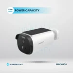 Powerology Built-in Solar Outdoor Camera - White - Görsel 4