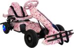 VLRA SF-55 PEDAL GO-CARD LED Lights, Pedal Drive, 36V Battery Powered, Kids Ride-On Vehicle (pink) - Görsel 3