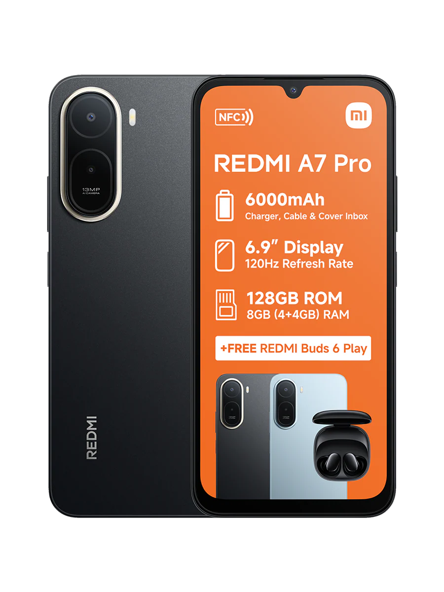 REDMI A7 PRO 4-128 GB BLACK REDMI A7 PRO 4/128 GB BLACK - Görsel 1